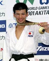 Imai takes gold in 60 kg karate sparring